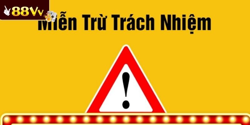 Trách nhiệm của người dùng theo điều khoản miễn trừ